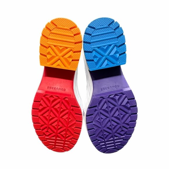 Rare CONVERSE CHUCK 70 DE LUXE 6.5 Men Shoes Heel Boots Platform Glitter A06028C - Picture 6 of 13